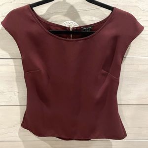 Ann Taylor cap sleeve blouse